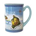Hawaii 14 oz. Embossed Coffee Mug Aloha Map
