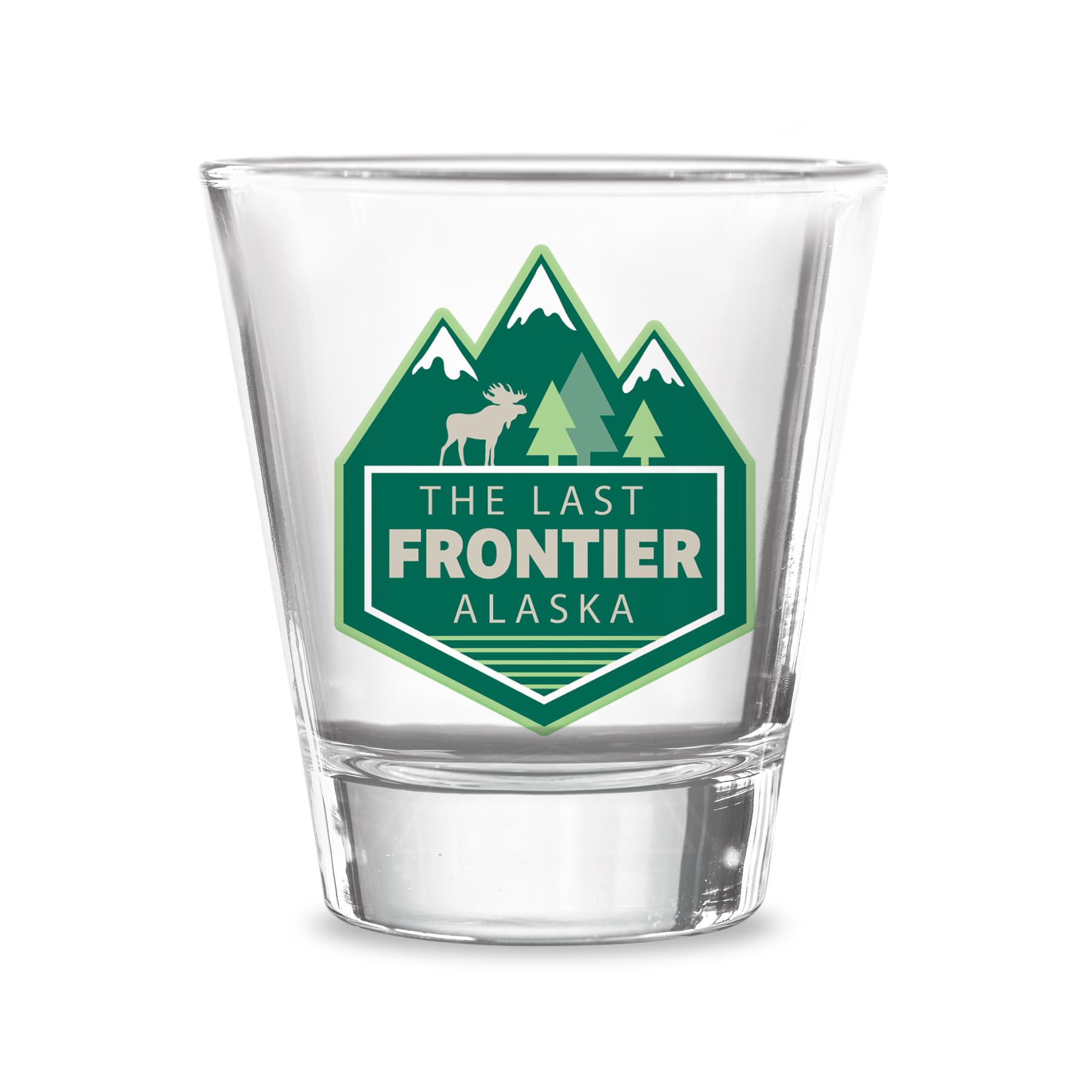 Alaska Shot Glass Last Frontier