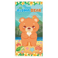 Hawaiian 60" x 30" Beach Towel Aloha Bear