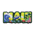 Hawaii Magnet Rubber Maui Block 3.25 W x 1.5 H x 0.25 inch D