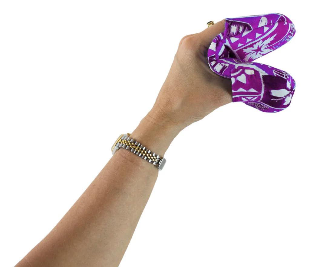 Maui Microwave Potholder Mitts Set of 2 (Purple)