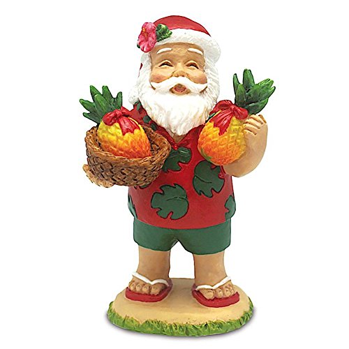 Santa's Bounty Hawaiian Holiday Ornament