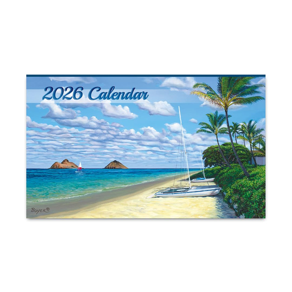 Hawaii Pocket Calendars 2026 Lanikai Beach