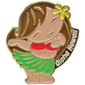Hawaii Lapel or Hat Pin Aloha Hula Girl
