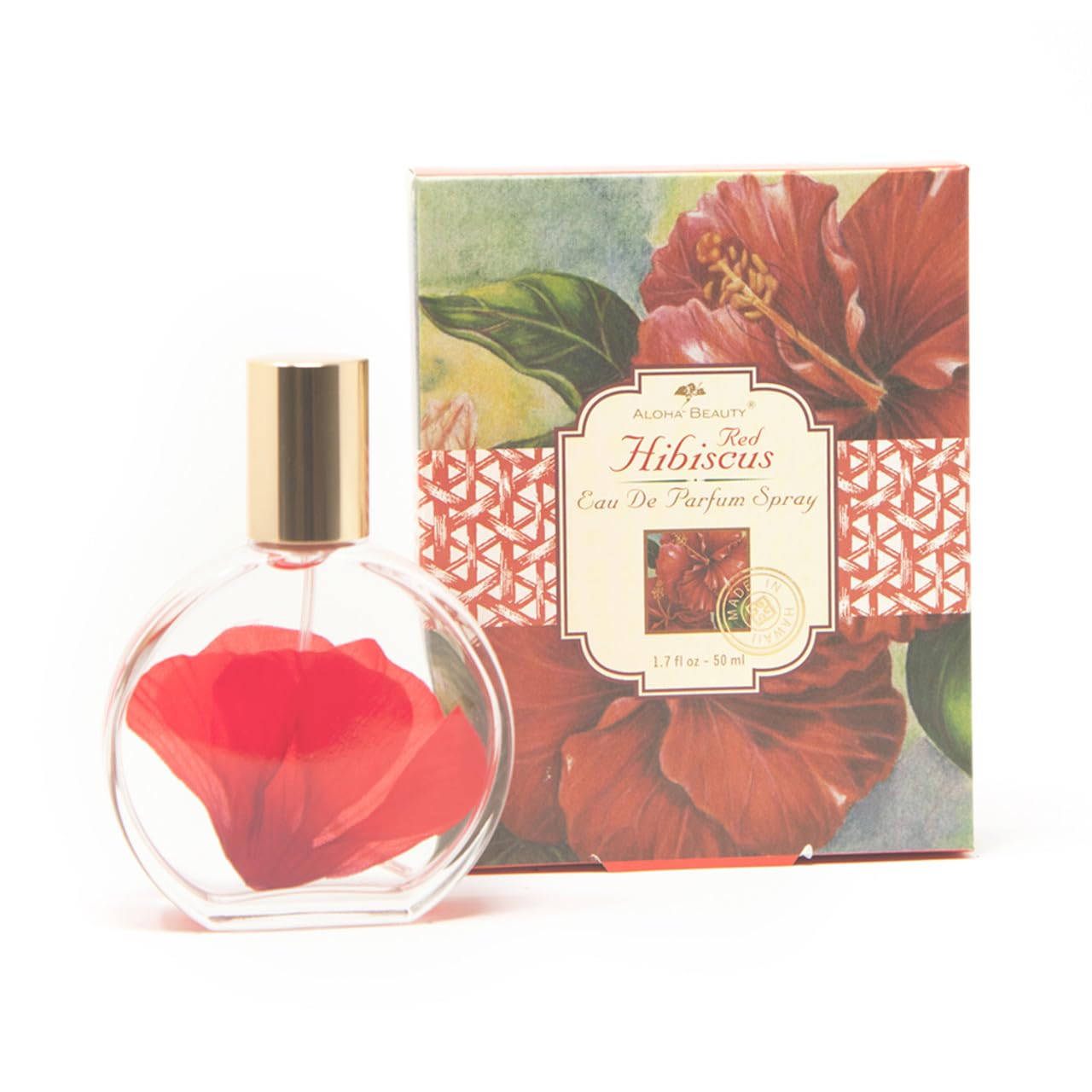 Aloha Beauty Hawaiian Red Hibiscus Eau De Parfum Spray, 1.7 oz