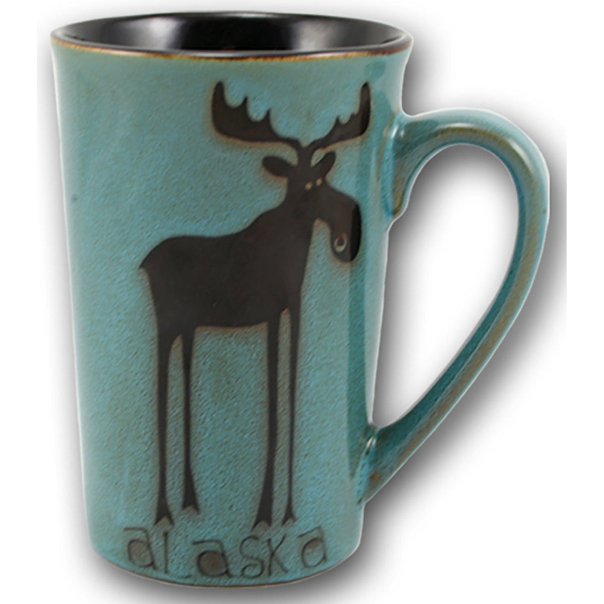 Tall Alaskan Leggy Moose 14 oz. Coffee Mug