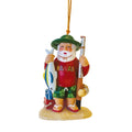 Hawaiian Holiday Christmas Ornament Let’s Go Fishing Santa