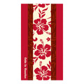 Hawaiian Beach Towel - Red Hibiscus Design