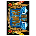 Hawaiian Big Kahuna Tiki Surfboard Beach Towel 60 x 30 inches