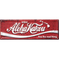 Hawaiian Style Heavy Gauge Steel Wall Sign Aloha Kakou