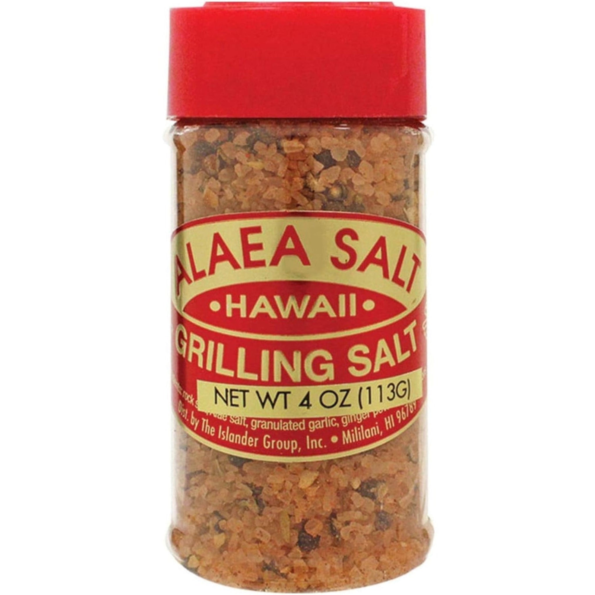 Hawaiian Grilling Alaea Salt & Spices 4 Jars 4 Oz. Each
