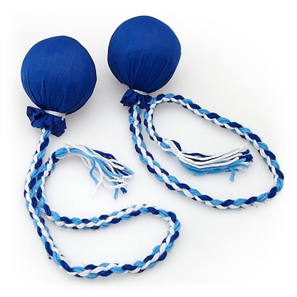 Hawaiian Hula Implement Maori Poi Balls Blue